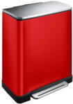 EKO E-Cube Pedálos Szemetes - 2 Rekeszes - 28/18L