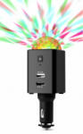 Technaxx Disco mobil-automatikus töltő TX-159 Terhelhetőség max. =2.1 A 12/24 V, 5 V USB-ről (4908) (4908)