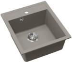 Evido Easy 45 gránit mosogató, 460 x 515 mm, platina (442124) - pepita