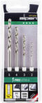 Alpen ATM HSS Fém spirálfúró készlet 4 részes 2 mm, 3 mm, 4 mm, 5 mm 1/4 (6, 3 mm), külső négylap 1 db (0000110804100) (0000110804100)