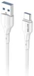Beline Cablu pentru incarcare si transfer de date Beline BLNCWC01, USB-A la USB-C, 25W, 1m, Alb (5906849662759)