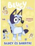 Móra Könyvkiadó Bluey: Bluey și prietenii săi - carte de activități cu autocolante - în limba maghiară (MO5234) Carte de colorat