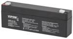 Vipow Acumulator stationar AGM VRLA VIPOW 12V 2.2Ah, baterie plumb acid etansa pentru UPS, alarma, CCTV, interfon, borne F1 (BAT0220)