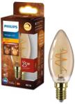 Philips LED Fényerőszabályozható izzó VINTAGE Philips B35 E14/3, 1W/230V 2200K 872110304895000 (P7351)