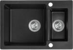 Laveo CELIA 1, 5 medencés szemcsés fekete mosogató (SBC_730T) (OPSBC_730T)