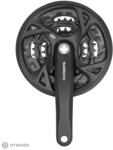 Shimano Pedalier Shimano Acera FC-M371, 175 mm, 3x9, 44/32/22T, pătrat ()