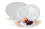 ROTBERG Lapostányér, ROTBERG, fehér, 24 cm, 6db-os szett, "Basic (KHPU066)