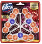 Domestos WC frissítő blokk, 3 db-os, DOMESTOS "Aroma Lux", dália és sárkánygyümölcs (KHT1175) - webpapir