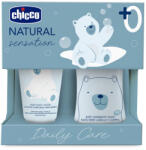Chicco Natural Sensation Daily Care Ajándék Kozmetikai Szett Újszülött Kortól - Mindennapi Gyengéd Babaápoláshoz Érzékeny Bőrre Ajánlott