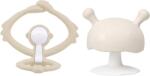 Mombella Mombella, Mushroom + Monkey, set de jucarii gingivale, Sand