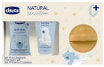 Chicco Natural Sensation Ajándék Kozmetikai Készlet + Szilikon Mosószivacs Mackó - Gyengéd Babaápoláshoz Érzékeny Bőrre Ajánlott