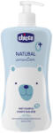 Chicco Natural Sensation Sampon Aloe-val 500ml Újszülött Kortól - Gyengéd Babaápoláshoz Érzékeny Bőrre Ajánlott