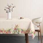 Lenjerii Deosebite Fata de masa bumbac 100%, 140x220cm, Vinca floral roz Fata de masa
