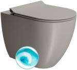 SAPHO Gsi Pura álló WC 36x55 cm Swirlflush öblítéssel és DualGlaze bevonattal, matt tortora 889005 (889005)