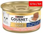 Gourmet Gold nedves eledel felnőtt macskák számára lazac mousse 85 g