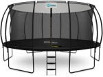 INLEA ULTIMATE Jump Trambulin belső védőhálóval 500 cm - fekete (IN01-0024)