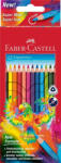 Faber-Castell Creioane Colorate Triunghiulare 12 Culori Ergonomics Faber-castell (fc116512)