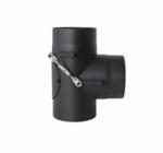 DARCO FÜSTGÁZ IRÁNY VÁLTÓ 160MM 90° TISZTÍTÓVAL (TRMr160/90-CZ2)