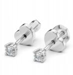 ESSYA 585 Arany Fülbevaló Gyémánttal 0, 12 Ct Lab Essya (102-10012/1(2.5)-585-LAB-WHT)
