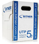 BITNER Cat. 5e U/UTP kábel, 4x2 eres, 305 m (UTP305Bitner) - hik-online