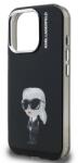 CG Mobile iPhone 15 Pro KARL LAGERFELD IML AQUARELLE KARL силиконов протектор за телефон, удароустойчив, протектор за камера, BLACK KLHCP15LHMKIAQK (KLHCP15LHMKIAQK)