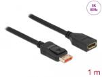 Delock Разширителен кабел DisplayPort 8K 60 Hz 1 м (87070)