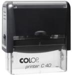 COLOP Печат, COLOP "Printer C 40", с черна сменяема подложка 01524001/01524000 (01524001/01524000)
