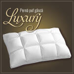 Ralex Pucioasa Perna pentru dormit cu puf de gasca LUXURY 50x70 cm alba (RPU-68240)