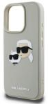 CG Mobile iPhone 16 Pro KARL LAGERFELD 3D RUBBER DOUBLE HEADS Силиконов удароустойчив, 3D, BÉZS KLHCP16LRBCKCHLE (KLHCP16LRBCKCHLE)