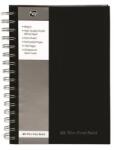 Pukka Pad Спирална тетрадка, A5, с правила, 80 страници, PUKKA PAD "Black", черна SBWRULA5 (SBWRULA5)