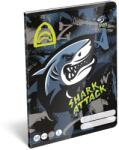 LIZZY Тетрадка с линийка LIZZYSULI A/5 32 страници 14-32 1. клас Shark Attack (7500167007)
