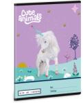 Ars Una Cute Animals Unicorn 25 (5448) A5 16-32 Тетрадка за 2. клас 53594488 (53594488)