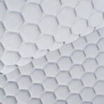 Takoy Material textil 3D, matlasat pentru huse auto, tapițerie, hexagon gri
