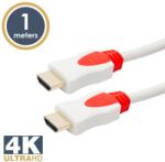 Delight Сигнален кабел HDMI-HDMI 2.0 3D с позлатено покритие Am/Am 1m White 20421 (20421)