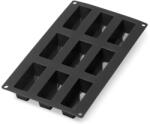 Lékué mini torta és sütemény forma, 9db süteményhez, platina szilikon, fekete
