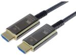PremiumCord активен оптичен кабел HDMI, 48Gbps, 8K60Hz, M/M, 30 m, бяла мрежа KPHDM21T30 (KPHDM21T30)