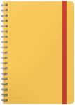 Leitz Спирална тетрадка, B5, с подвързия, 80 листа, LEITZ, "Cosy Soft Touch", топло жълто (45270019)