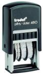 TRODAT Дата на печата trodat 4810 ung, изобразена в черен корпус с черна възглавница (4810)