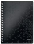 Leitz Спирална тетрадка с линийка LEITZ Wow A/4 80 страници черна 46370095 (46370095)