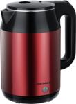 Hausberg HB-3623RS 2, 2L червен стоманен чайник с двойна стена (HB-3623RS) Електрически кани