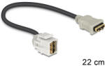 Delock Модул Delock Keystone HDMI гайка с HDMI гайка 250 кабел