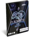 LIZZY Тетрадка с линийка LIZZYSULI A/5 32 страници 14-32 1-ви клас Esport Gamer On Duty (7500167008)