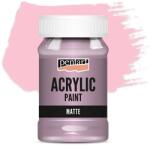 Pentart matt akrilfesték, 100 ml - rózsaszín