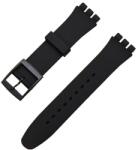  Curea silicon tip Swatch 12 mm neagră -59755
