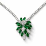Borealy Colier Luxury Emerald Glow , Eleganta Regala A n Nuante de Smarald (RB2601)