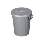Plastor Trading Cos multifunctional cu capac, 25 litri, Okey Tata, gri (S3-5640-25)