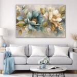 DUBLEZ Tablou modern de perete - Flori delicate