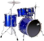 DS drum Set tobe acustice x DS Drum DSX Stage Electric Blue Sparkle