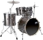 DS drum Set tobe acustice x DS Drum DSX Studio Titanium Sparkle