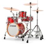 Sonor Drums Set tobe acustice Sonor AQX Micro Red Moon Sparkle